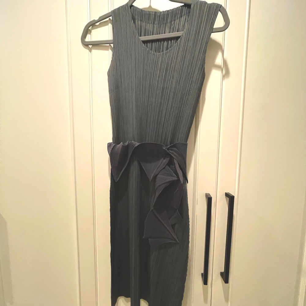 Fashionable Issey Miyake style dress